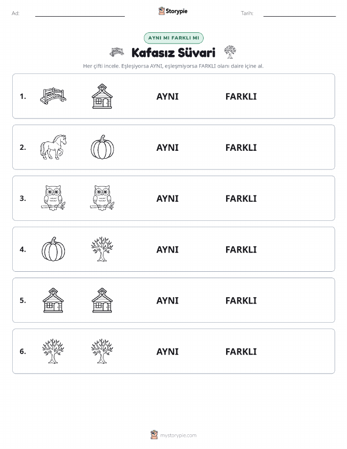 Aynı mı Farklı mı