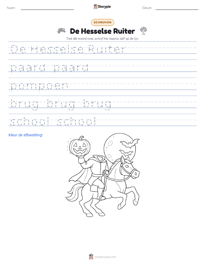 Schrijf Oefening