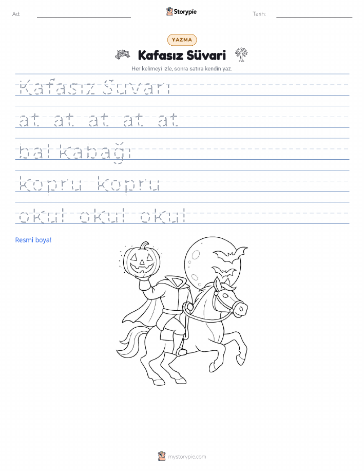 Yazma Pratiği