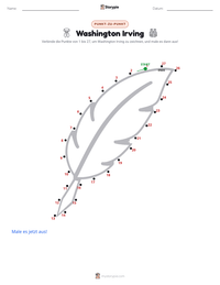 Washington Irving druckbare Arbeitsblatt Vorschau