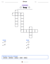 Soap printable worksheet preview