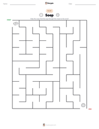 Soap printable worksheet preview