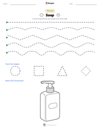 Soap printable worksheet preview