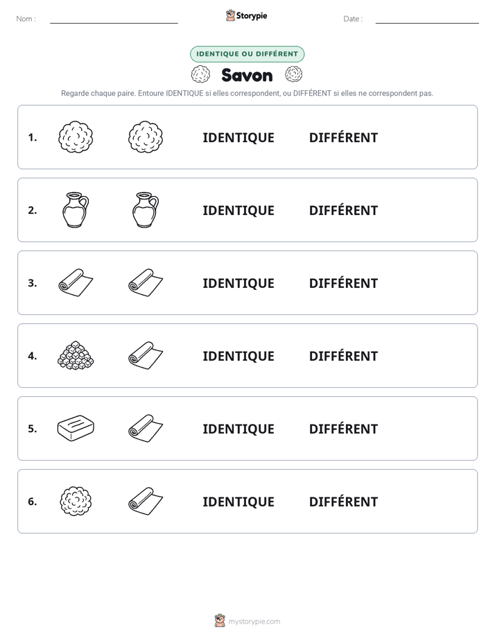 Identique ou Différent