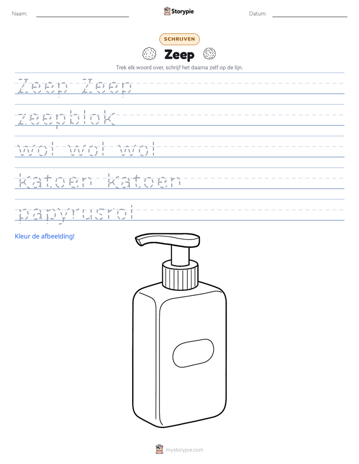 Schrijf Oefening