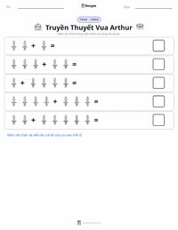 Xem trước tài liệu in sẵn Truyền thuyết về Vua Arthur - Tiếng Việt