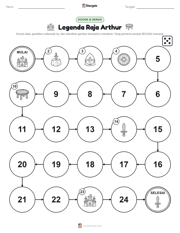 Permainan Gulung & Pindah