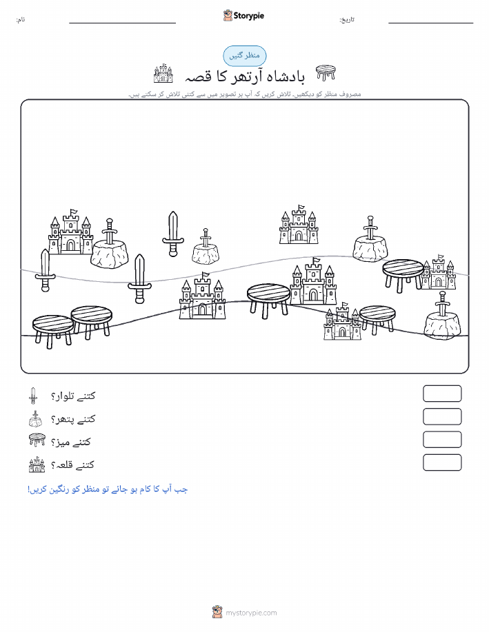 گنتی کا منظر