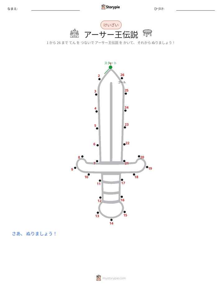 点つなぎ