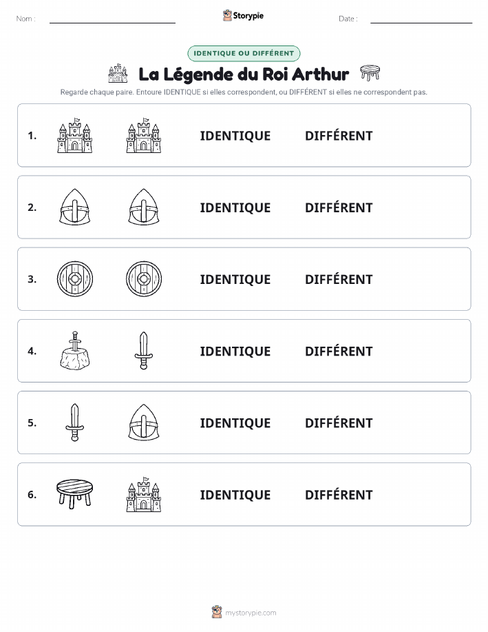 Identique ou Différent