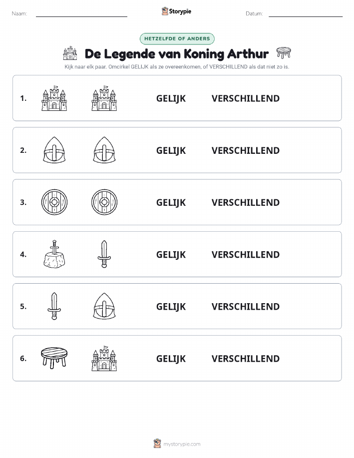 Zelfde of Verschillend
