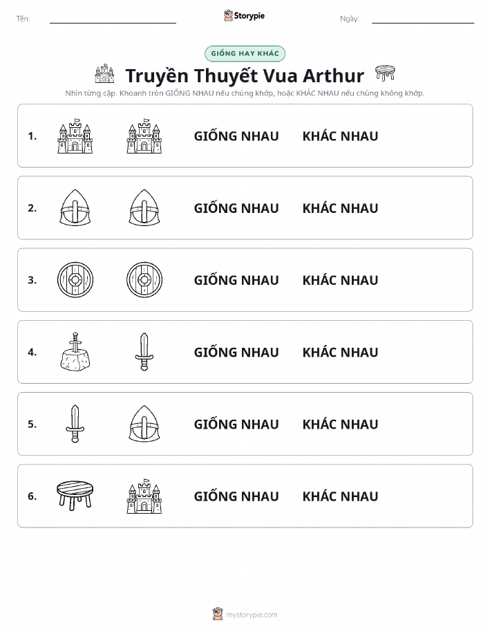 Giống Hay Khác