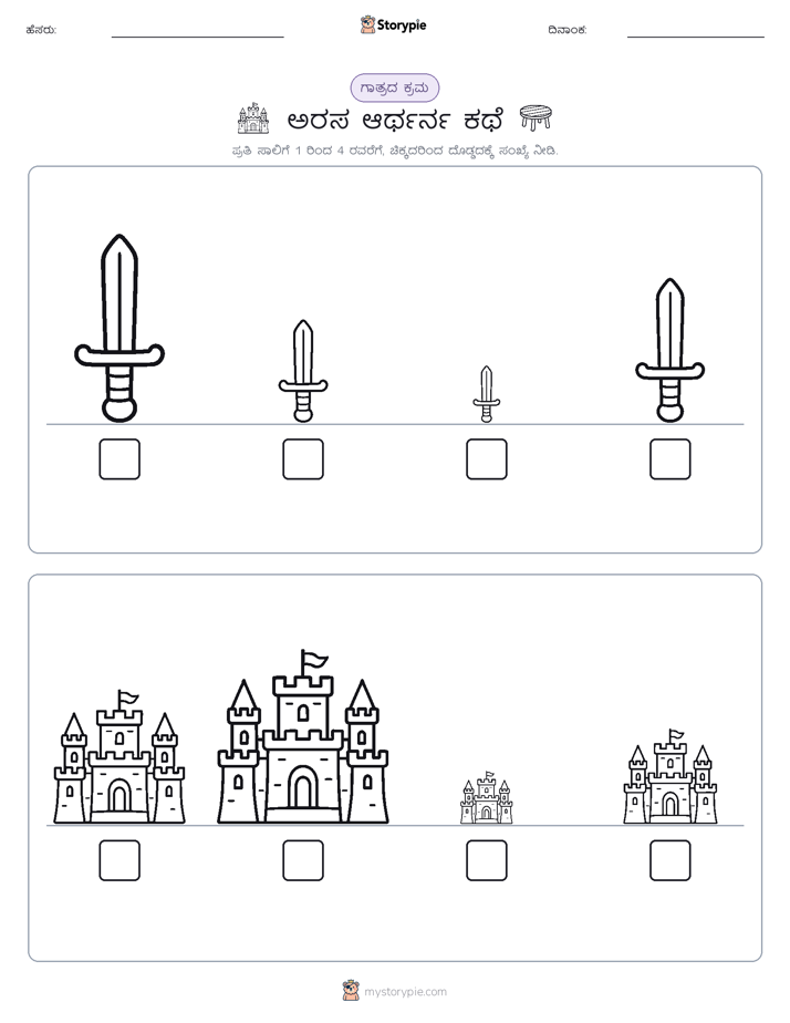 ಗಾತ್ರ ಕ್ರಮ