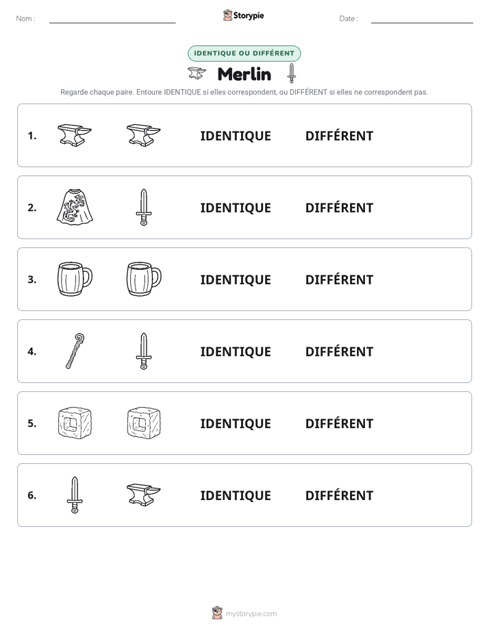 Identique ou Différent