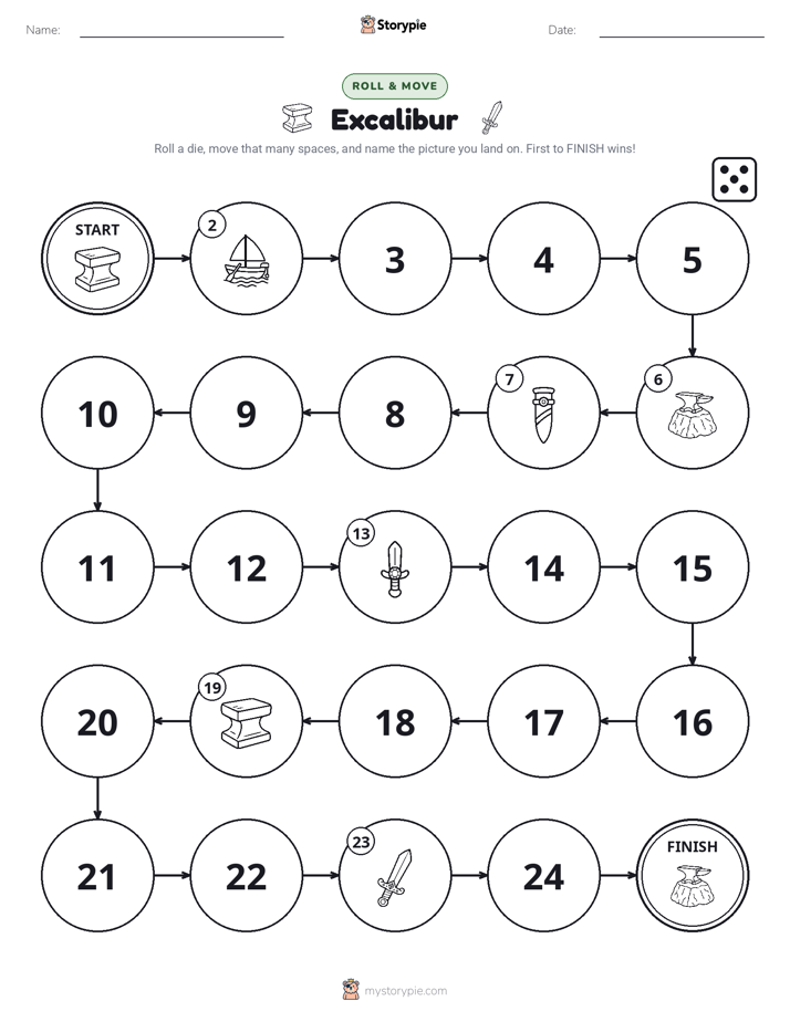Roll & Move Game