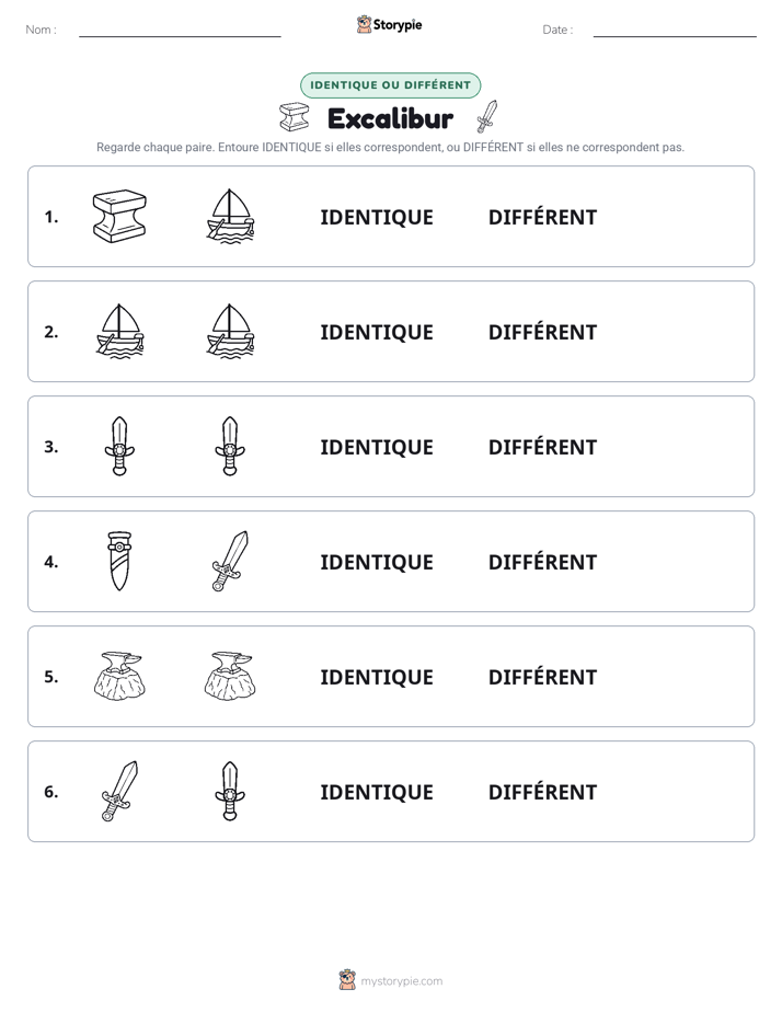 Identique ou Différent