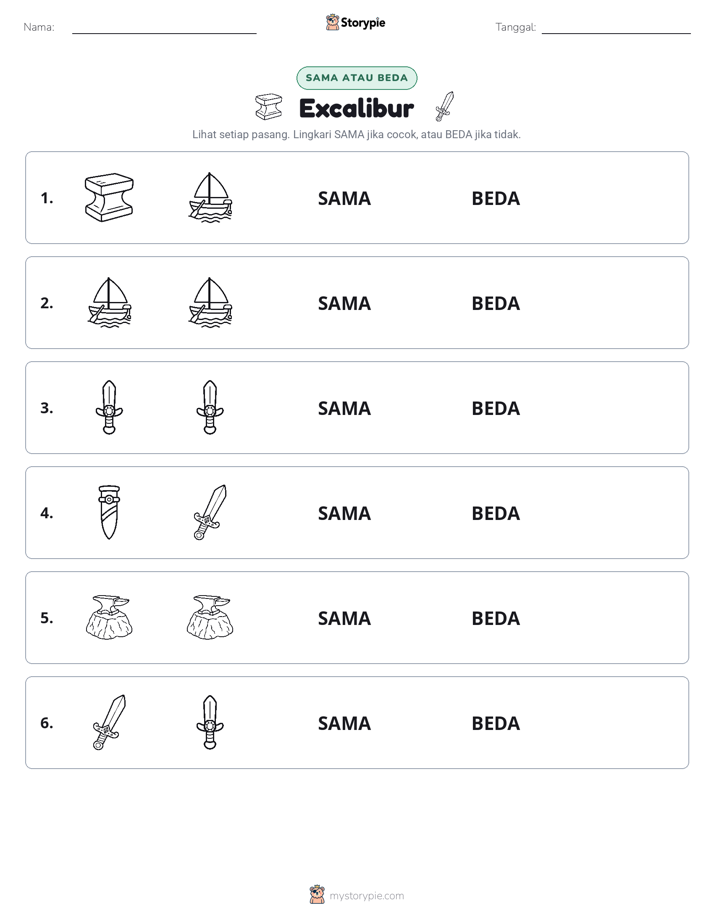 Sama atau Berbeda