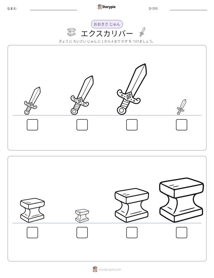 サイズ順
