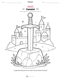 Camelot druckbare Arbeitsblatt Vorschau