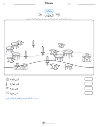کیملوٹ پرنٹ کرنے کے قابل ورکشیٹ کا پیش نظارہ