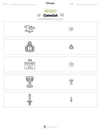 Camelot printable worksheet preview
