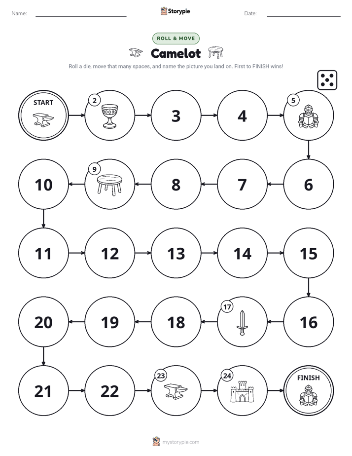 Roll & Move Game