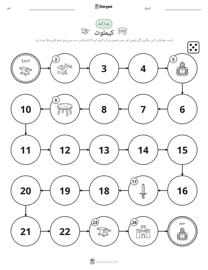 رول اور منتقل کریں کھیل