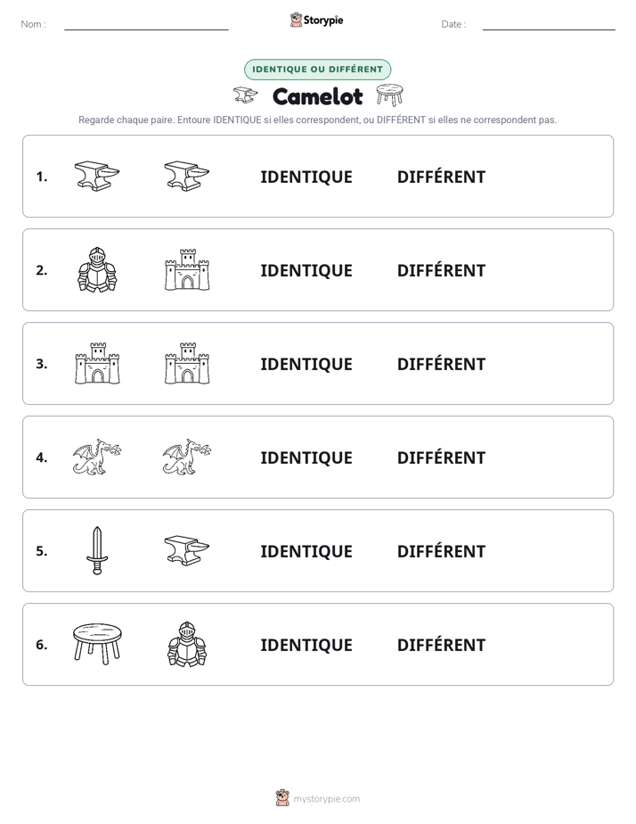 Identique ou Différent
