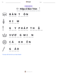 Xem trước tài liệu in sẵn Hiệp sĩ Bàn Tròn