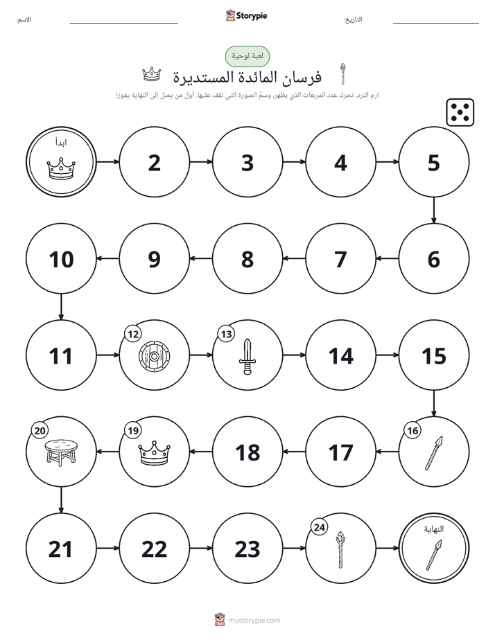 لعبة لف و تحرك