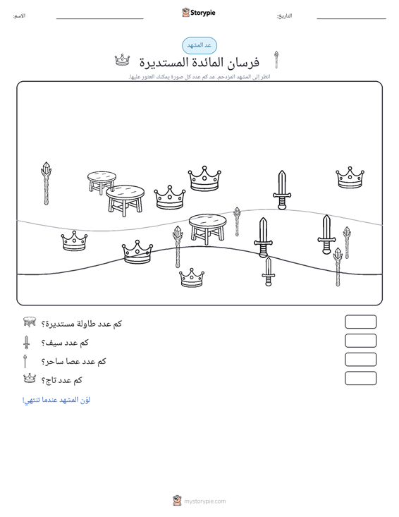 مشهد العد