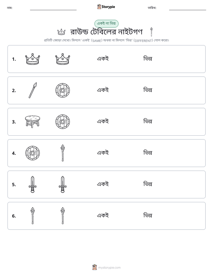 একই বা ভিন্ন