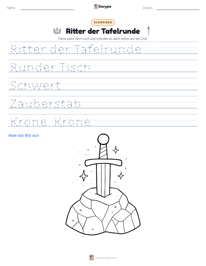Schreibübung