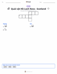 Xem trước tài liệu in sẵn Quái vật hồ Loch Ness - Scotland