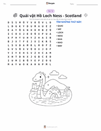 Xem trước tài liệu in sẵn Quái vật hồ Loch Ness - Scotland