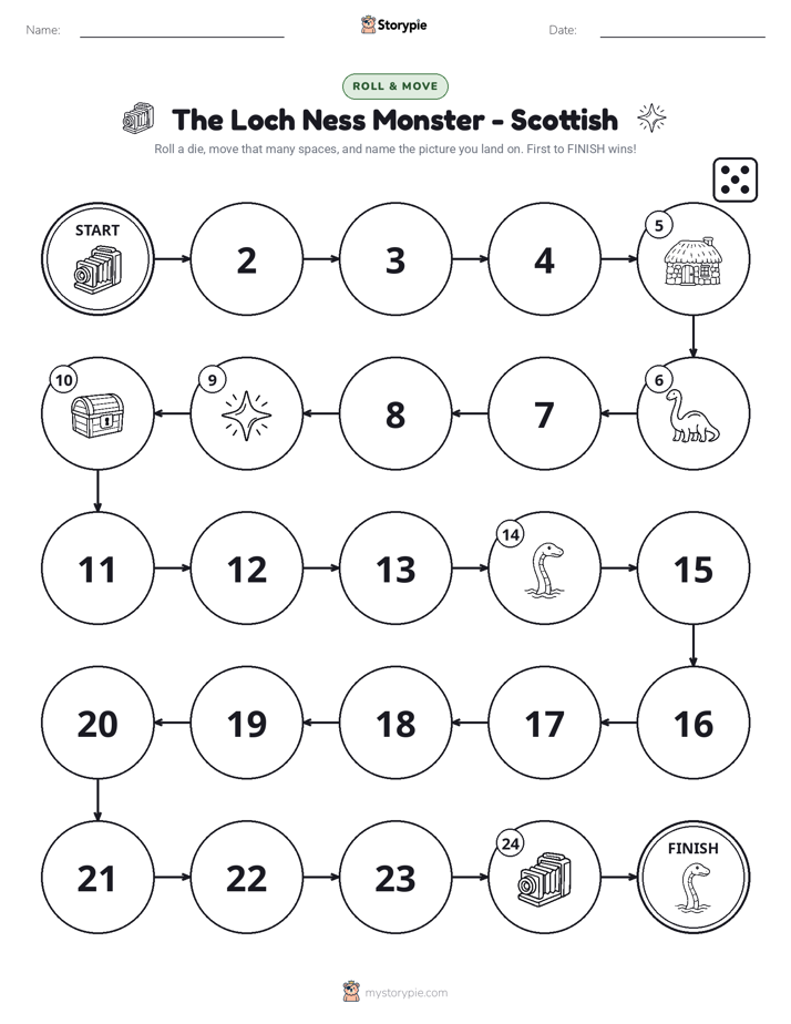 Roll & Move Game