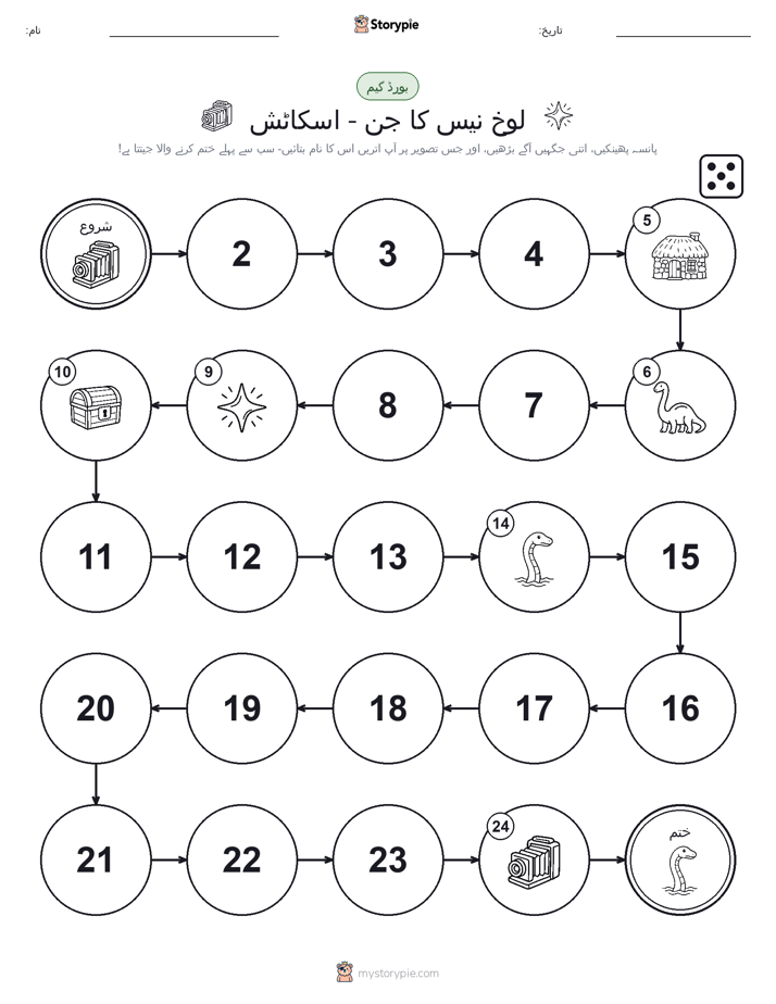 رول اور منتقل کریں کھیل