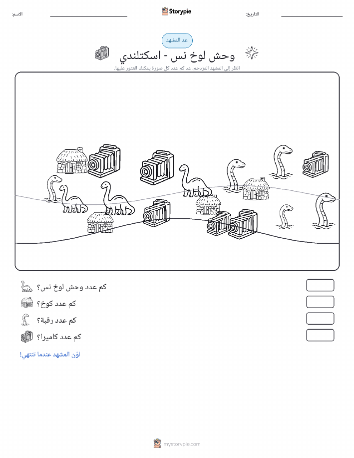 مشهد العد