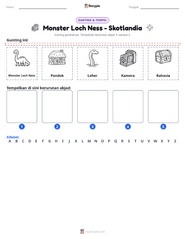 Potong & Tempel Huruf