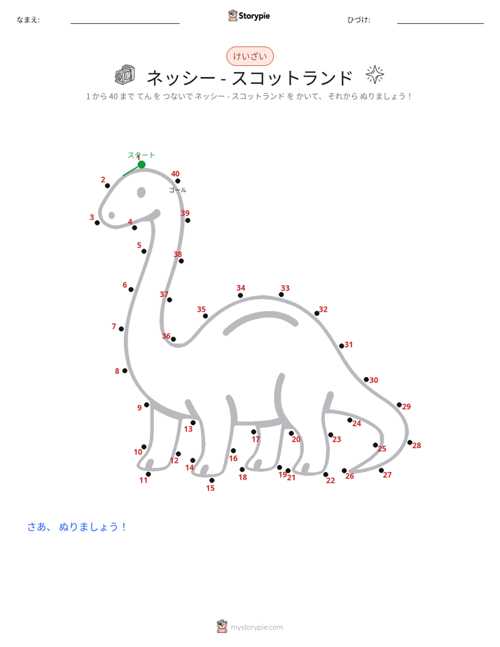 点つなぎ