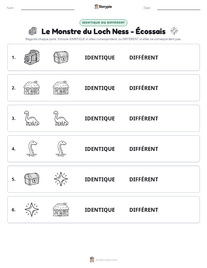Identique ou Différent
