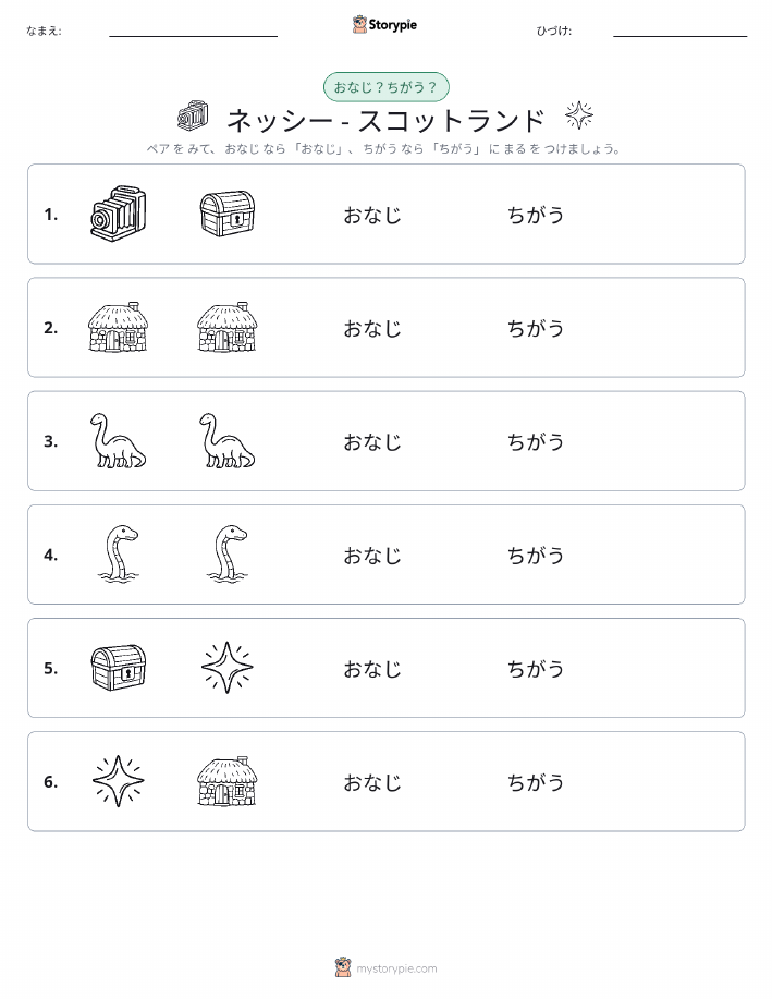 同じか違うか