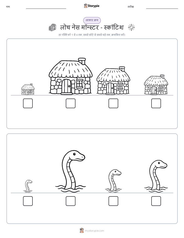 आकार क्रम