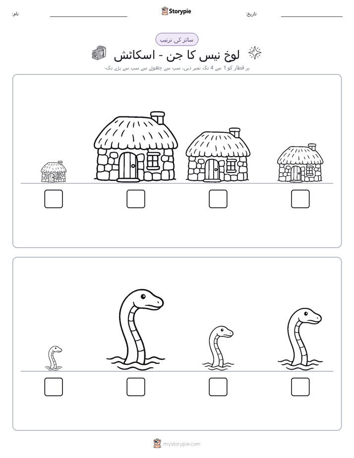 سائز کی ترتیب