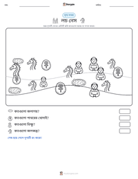 লচ নেস মুদ্রণযোগ্য কাজের পৃষ্ঠার প্রিভিউ