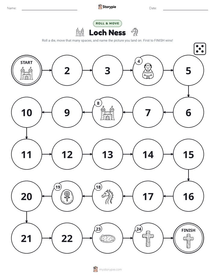 Roll & Move Game