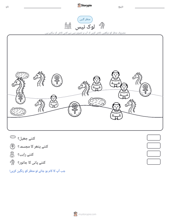 گنتی کا منظر