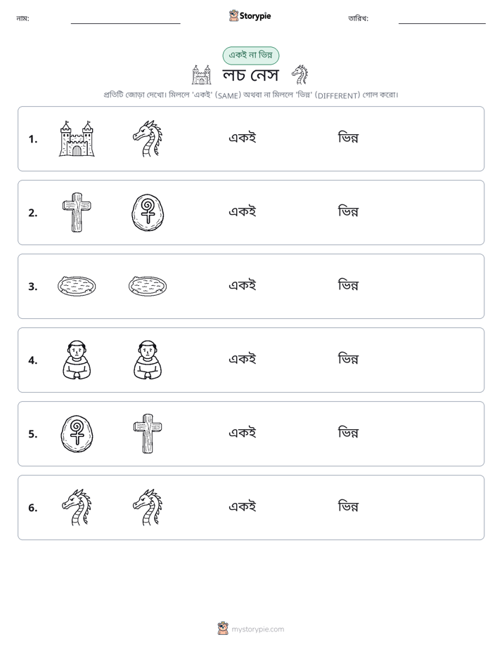 একই বা ভিন্ন