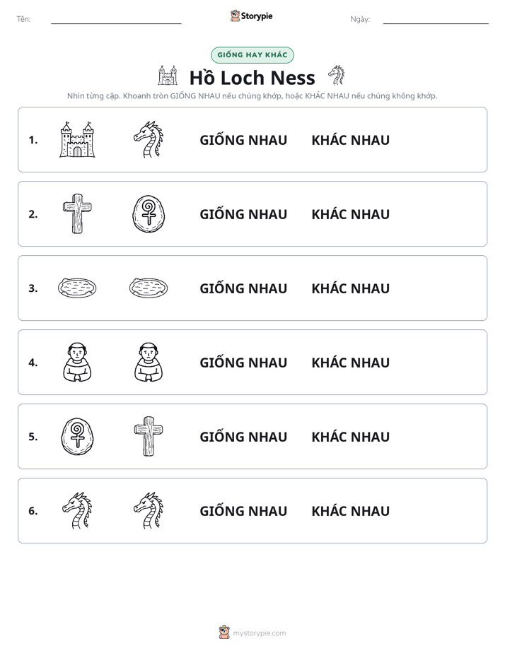 Giống Hay Khác