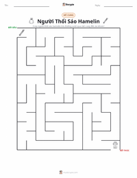 Xem trước tài liệu in sẵn Người thổi sáo thành Hamelin - Đức